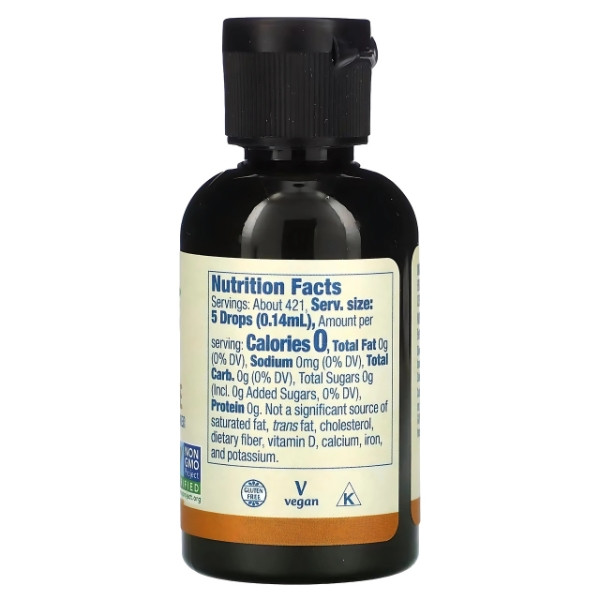 Skład produktu NOW Foods BetterStevia Liquid 59ml Toffi