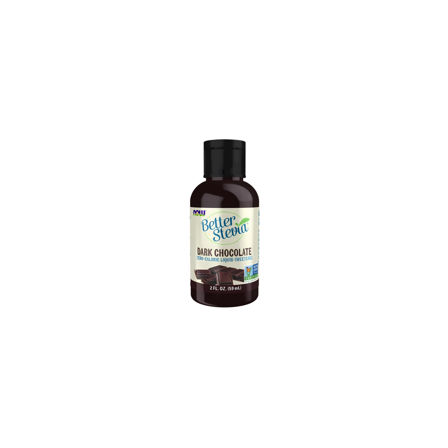 NOW Foods BetterStevia Liquid 59ml Zartbitterschokolade