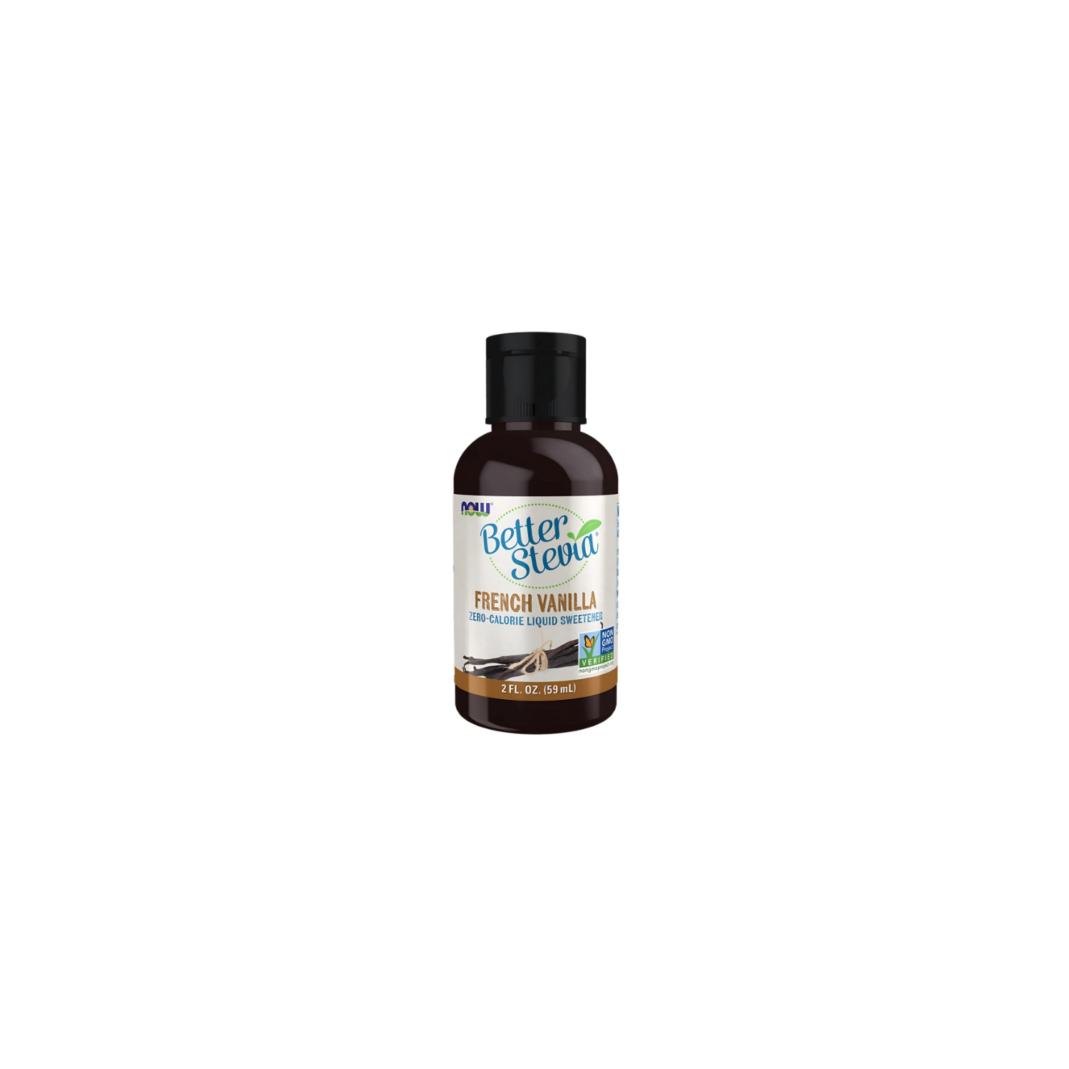 NOW Foods BetterStevia Liquid 59ml Wanilia