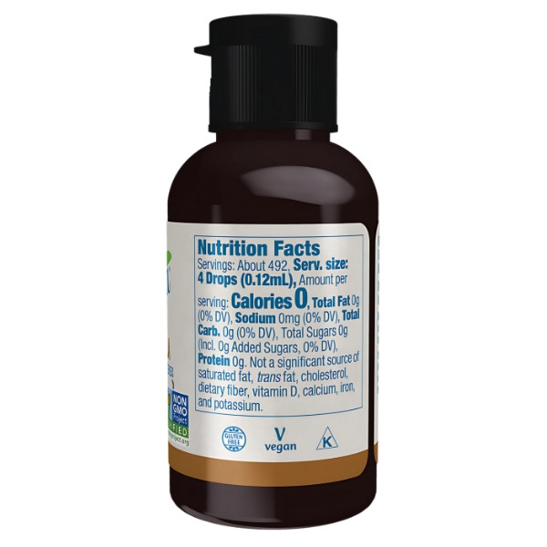 Skład produktu NOW Foods BetterStevia Liquid 59ml Wanilia