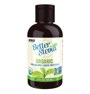 NOW Foods BetterStevia Liquid 59ml Organiczna