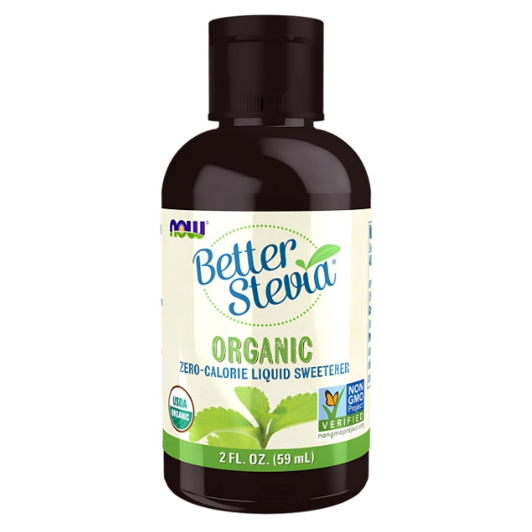 NOW Foods BetterStevia Liquid 59ml Organiczna