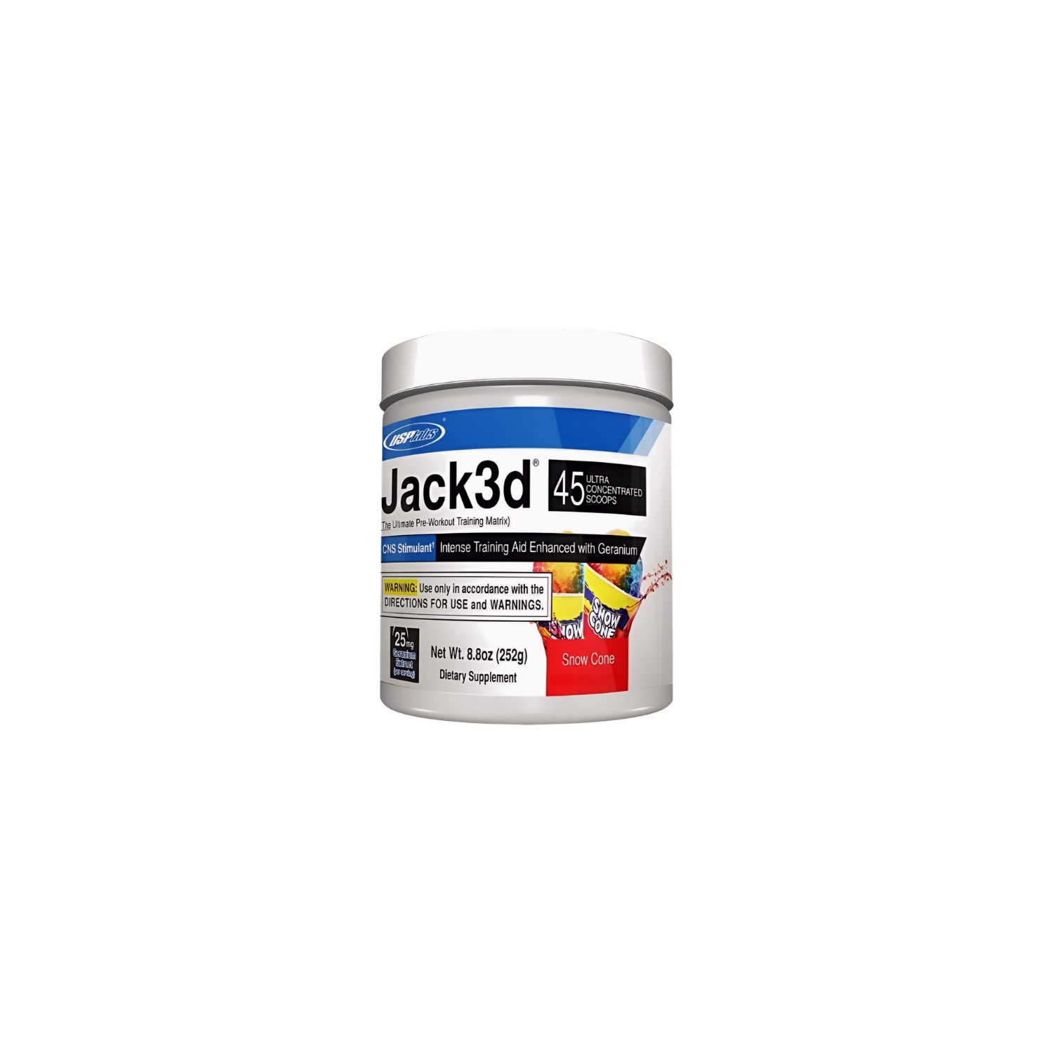 USP Labs Jack3D 250g snow cone
