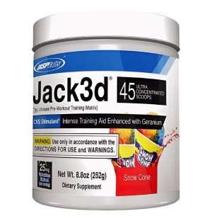 USP Labs Jack3D 250g snow cone