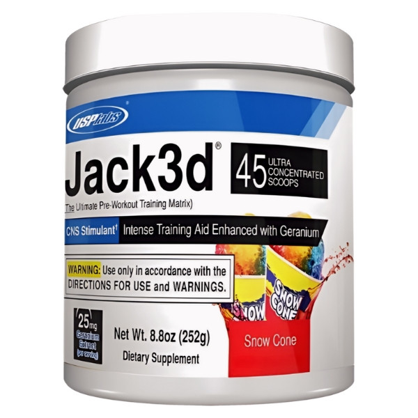 USP Labs Jack3D 250g snow cone