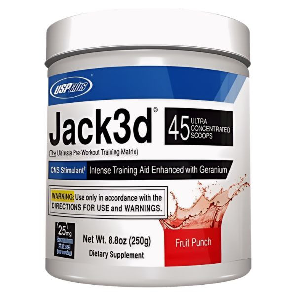 USP Labs Jack3D 250g fruit punch