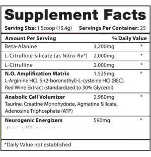 Zusammensetzung Hi-Tech Pharma AMP3D 385g