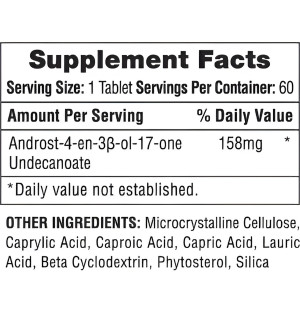 Product composition Hi-Tech Pharma Andriol 60 tabs.
