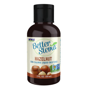 NOW Foods BetterStevia Liquid 59ml Hazelnut