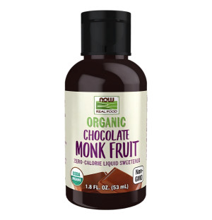 NOW Foods Monk Fruit Liquid 53ml Chocolate