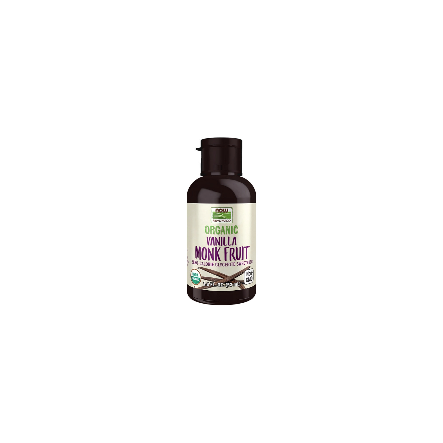 NOW Foods Monk Fruit Liquid 53ml Vanilla