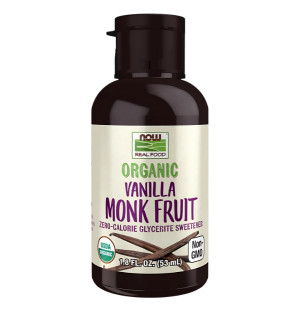 NOW Foods Monk Fruit Liquid 53ml Vanilla
