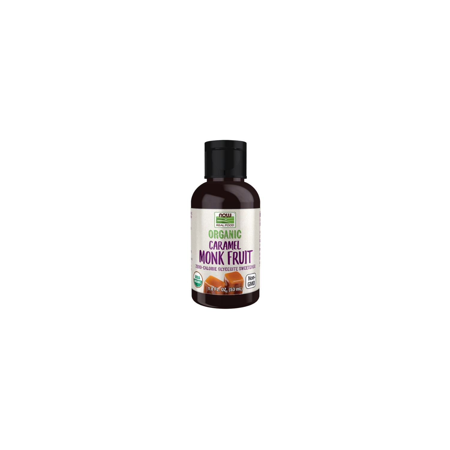 NOW Foods Monk Fruit Liquid 53ml Karmel