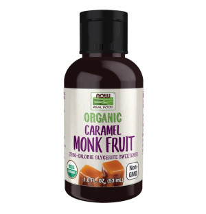 NOW Foods Monk Fruit Liquid 53ml Karmel
