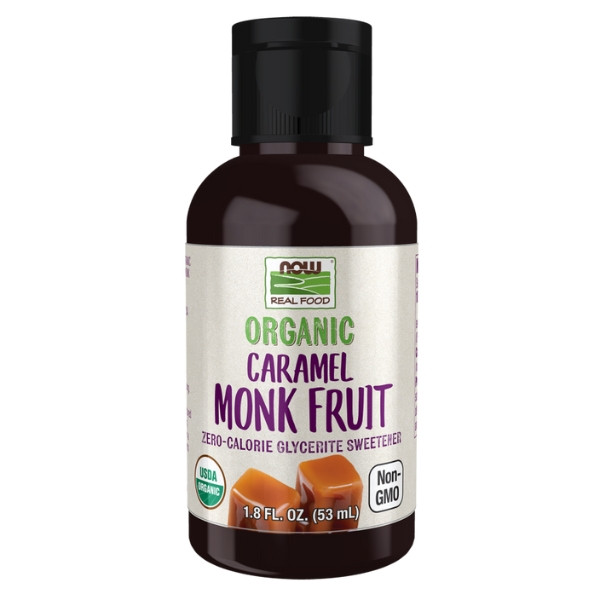 NOW Foods Monk Fruit Liquid 53ml Karmel