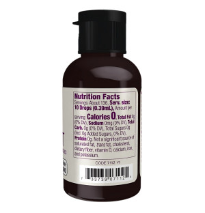 Skład produktu NOW Foods Monk Fruit Liquid 53ml Karmel