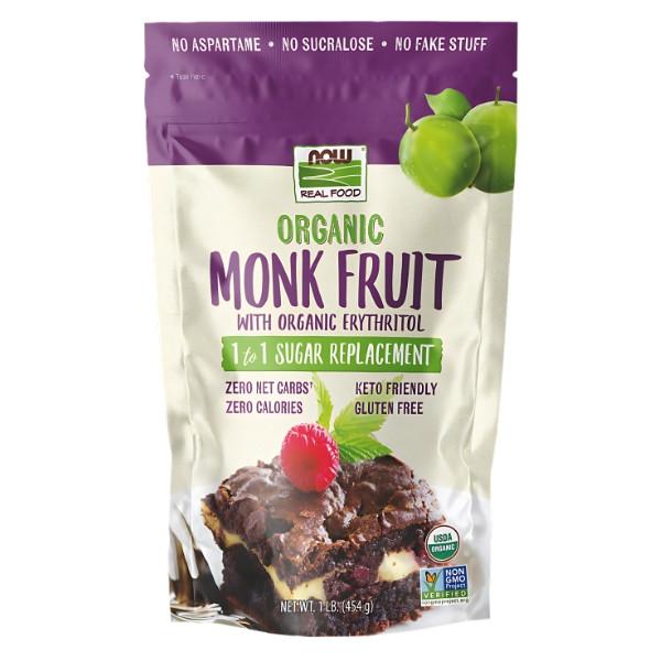 NOW Foods Monk Fruit z Erytrytolem 454 g