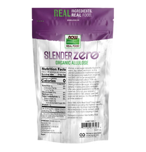 Zusammensetzung NOW Foods Slender Zero Allulose 340 g