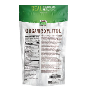 Skład produktu NOW Foods Organiczny Ksylitol 454 g