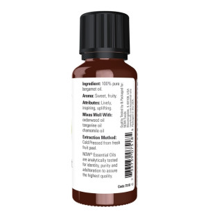 Zusammensetzung NOW Foods Bergamot – Bergamotteöl 30 ml