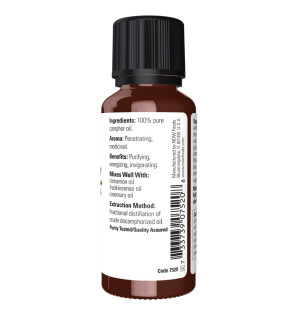Zusammensetzung NOW Foods Ätherisches Kampferöl 30 ml
