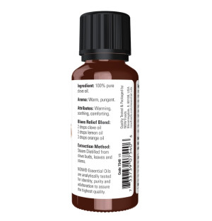 Zusammensetzung NOW Foods Nelkenöl 30 ml