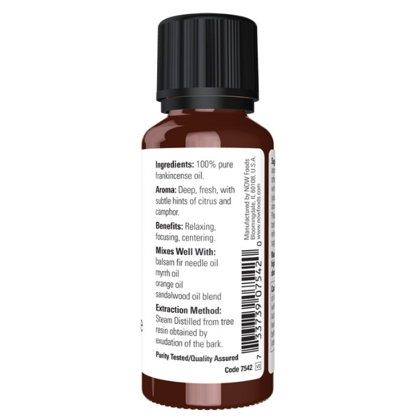 Product composition NOW Foods Frankincense Oil 30 ml