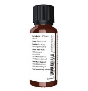 Product composition NOW Foods Myrrh Oil 30 ml