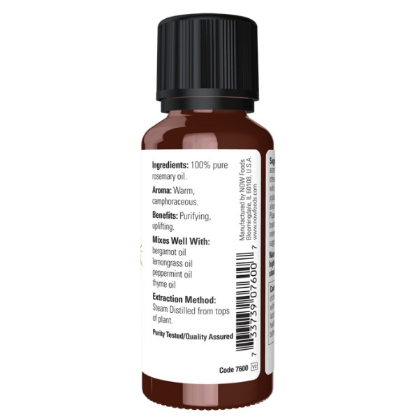 Zusammensetzung NOW Foods Rosmarinöl 30 ml