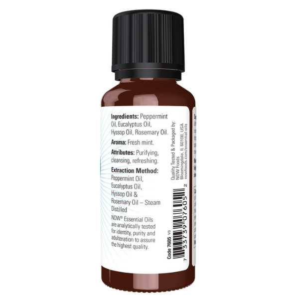 Skład produktu NOW Foods Clear the Air – Mieszanka Olejków Eterycznych 30 ml