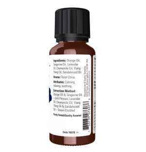Product composition NOW Foods Peaceful Sleep Oil Blend 30 ml