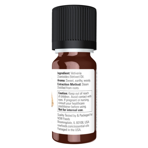Product composition NOW Foods Vetiver Oil 10 ml