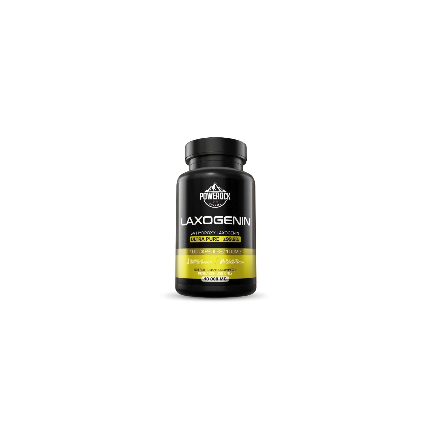 Powerock Pharma Laxogenin 100 capsules 100 mg, ultra pure ≥99.9%, 5a-hydroxy laxogenin for research use