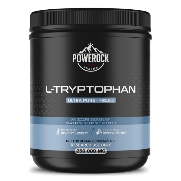 Powerock Pharma L-Tryptophan 250,000 mg, ultra pure ≥98.5%, L-tryptophan powder for research use