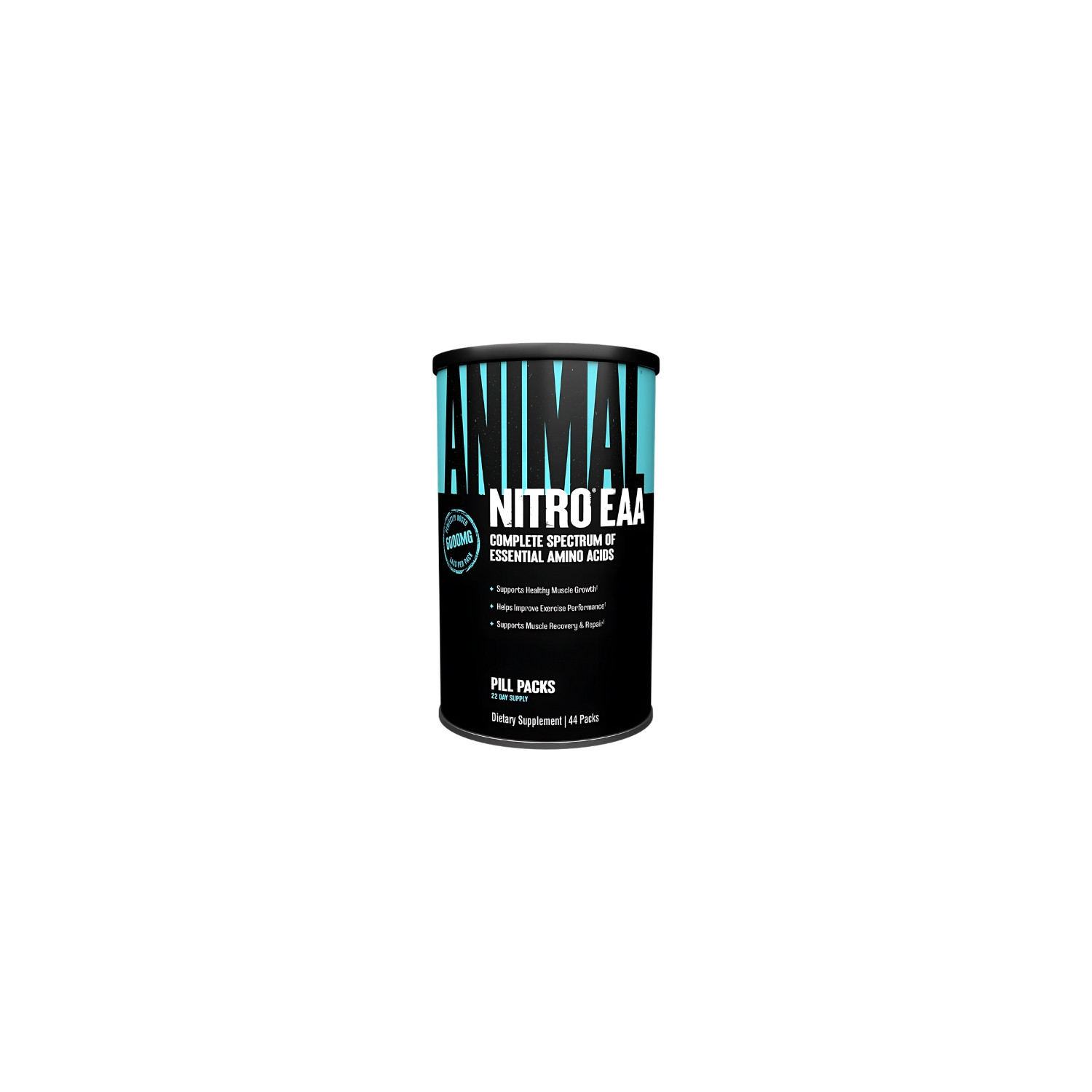Universal Animal Nitro EAA packaging – 6000 mg of essential amino acids per serving, 44 packs, dietary supplement