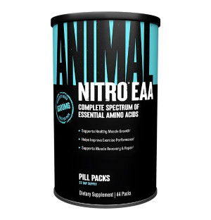 Universal Animal Nitro EAA – 6000 mg aminokwasów EAA na porcję, 44 saszetki, suplement diety