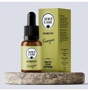 Aura Care Energy 15 ml - dietary supplement with adaptogens, natural support for energy and vitality