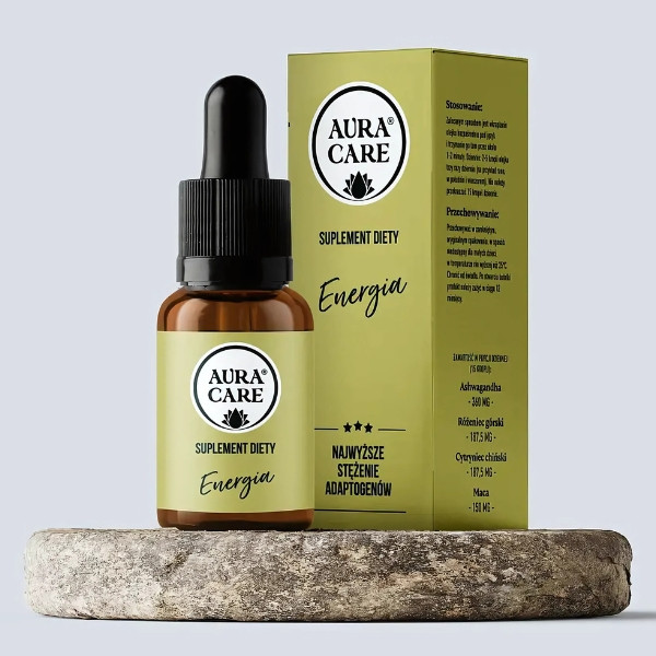Aura Care Energy 15 ml - dietary supplement with adaptogens, natural support for energy and vitality