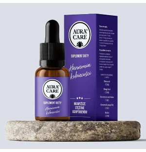 Aura Care Harmony of Womanhood 15 ml with adaptogens: shatavari, dong quai, kudzu, red clover and valerian