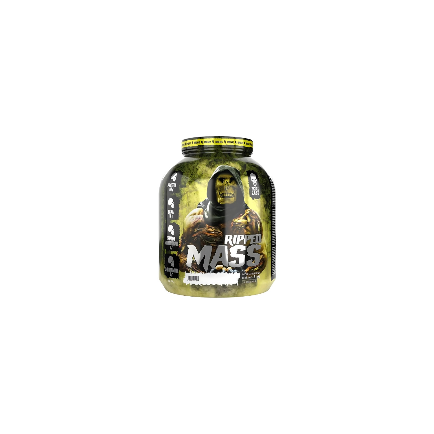 Skull Labs Ripped Mass 3 kg – gainer with creatine, BCAAs, and glutamine