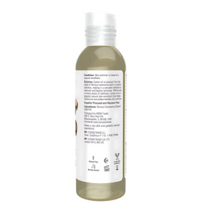Ingredients 100% pure castor oil (Ricinus Communis) by NOW Foods, cold-pressed, unrefined, with no additives