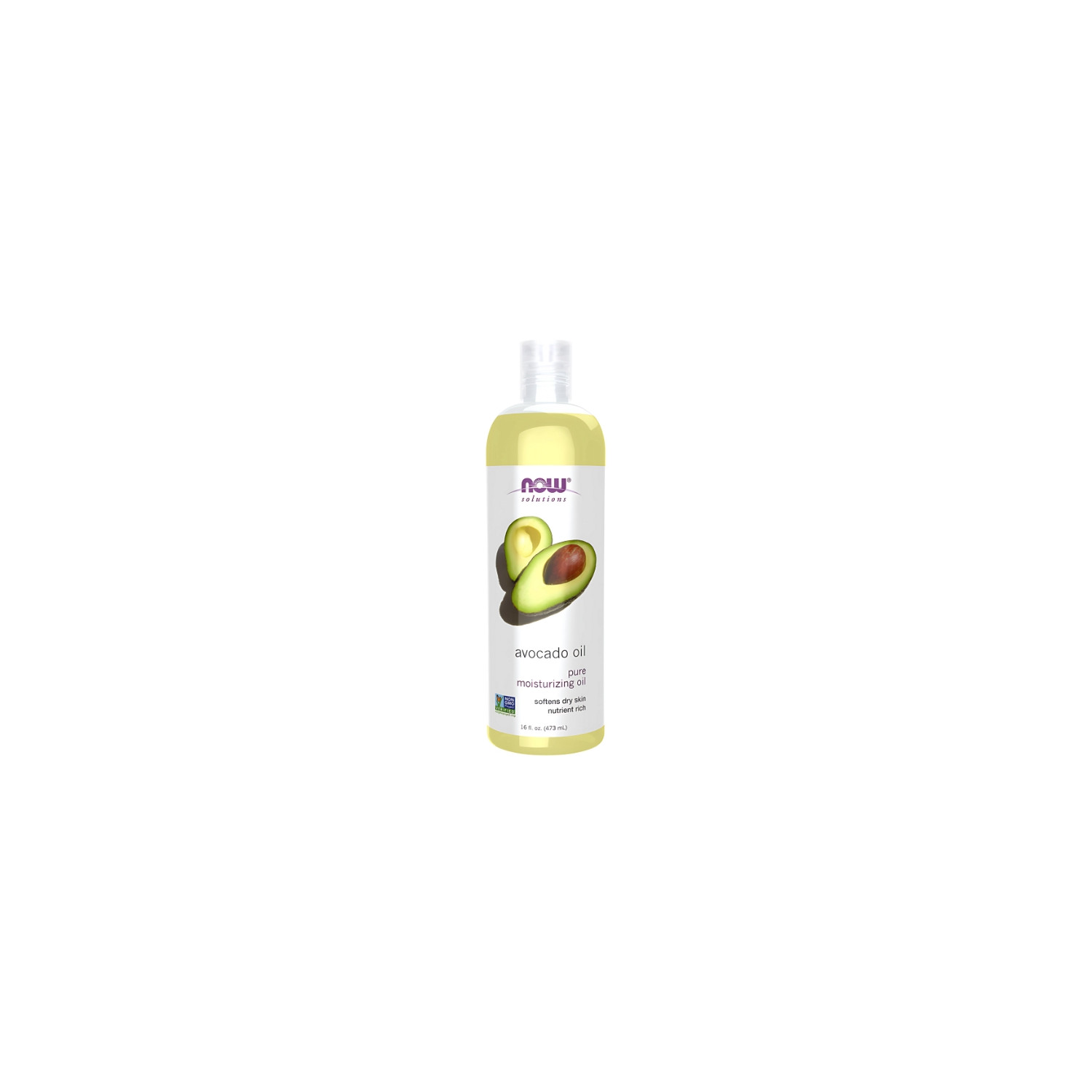NOW Foods Avocado Oil 473 ml – natural oil for skin and hair, deeply moisturizes and nourishes, 100% pure
