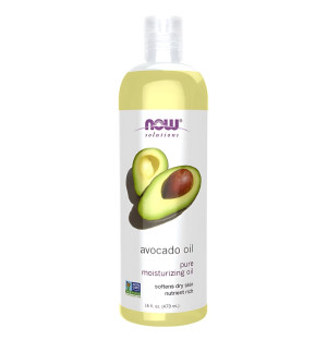 NOW Foods Avocado Oil 473 ml – natural oil for skin and hair, deeply moisturizes and nourishes, 100% pure