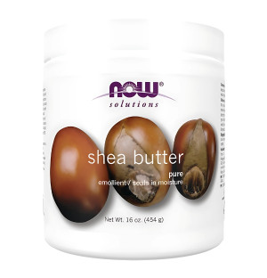 Sheabutter NOW Foods 454 g - natürliche Butter für trockene und raue Haut, spendet intensiv Feuchtigkeit und macht sie weich