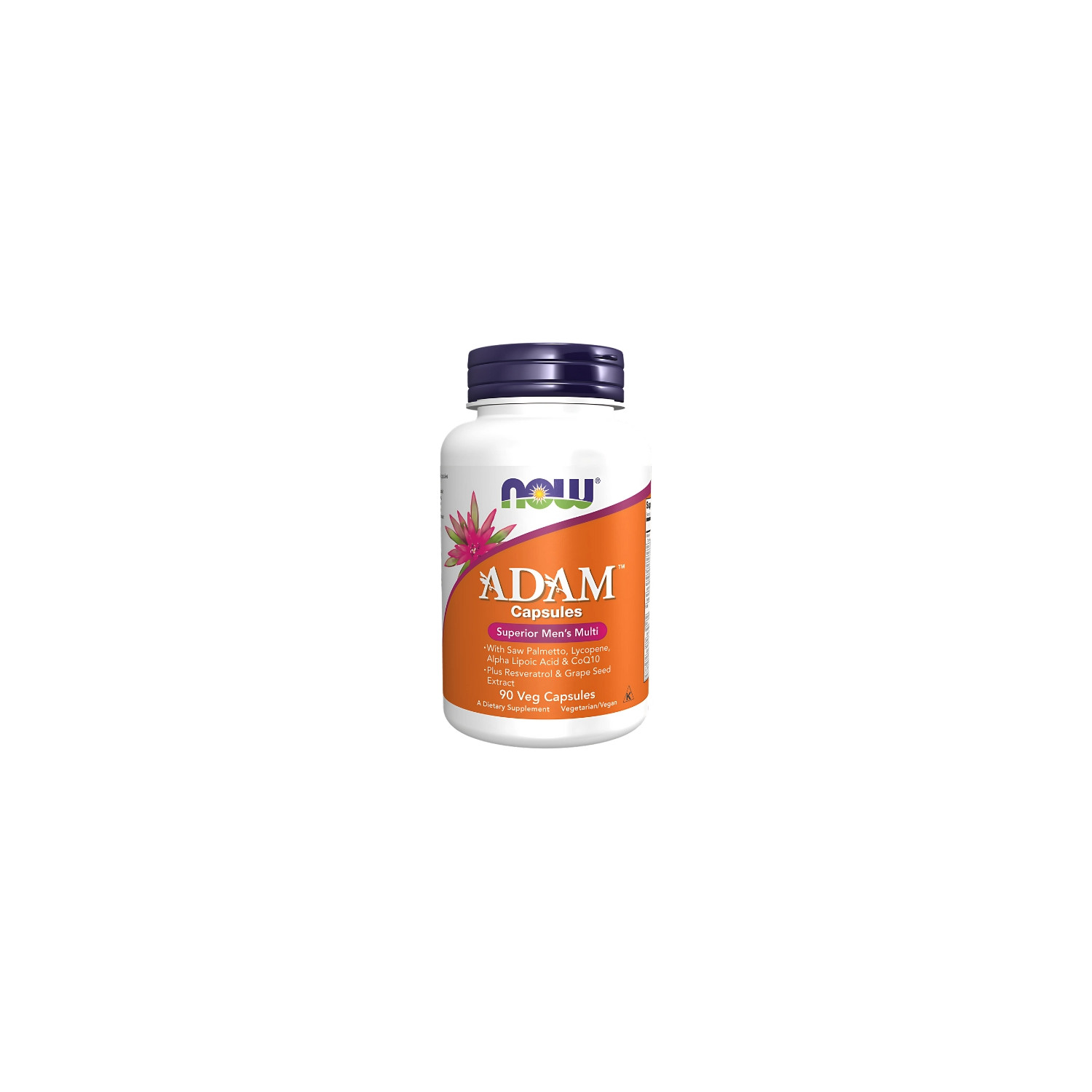 NOW Foods ADAM Multi-Vitamin 90 capsules - vitamin complex for men, energy and immunity support