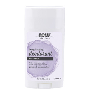 Natural lavender deodorant, free from aluminum and parabens. Effectively neutralizes odor and keeps you fresh