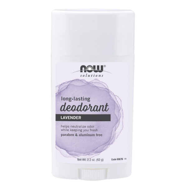 Natural lavender deodorant, free from aluminum and parabens. Effectively neutralizes odor and keeps you fresh