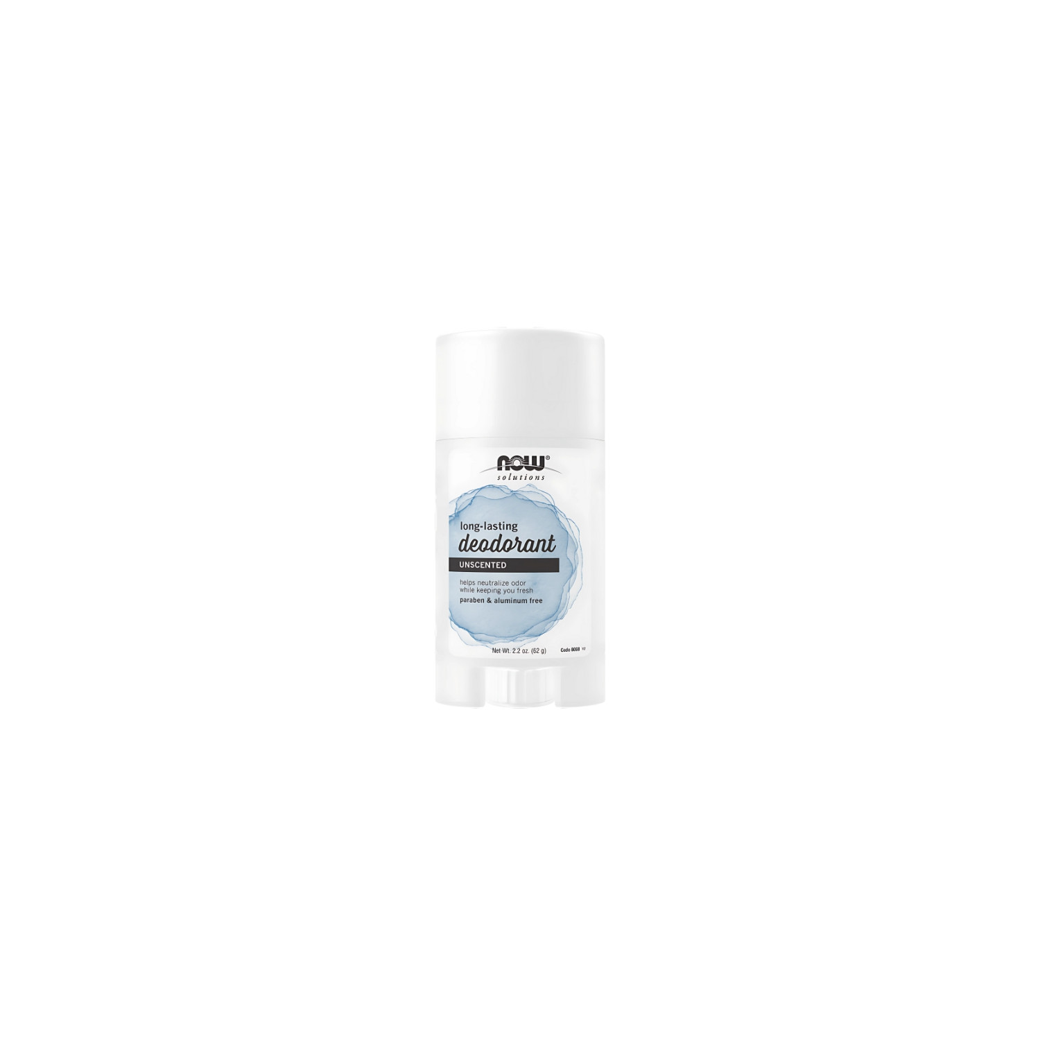 NOW Foods Long-Lasting Deodorant Unscented – naturalny bezzapachowy dezodorant w sztyfcie bez aluminium i parabenów 62 g