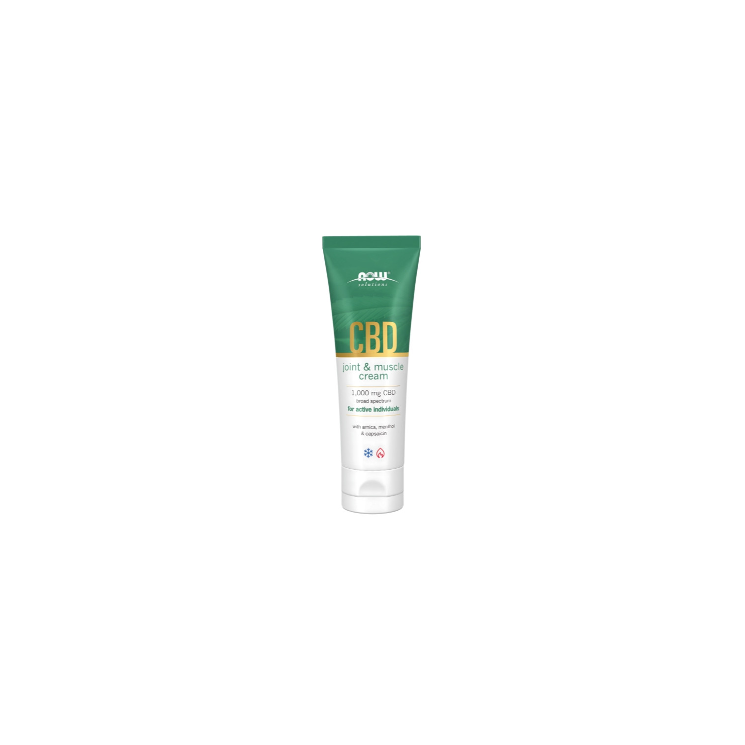 NOW Foods CBD Joint & Muscle Cream – krem do mięśni i stawów z szerokim spektrum CBD, arniką, mentolem i kapsaicyną 118 ml