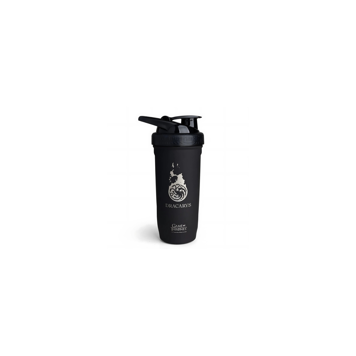 Reforce Stainless Steel Shaker Game of Thrones Dracarys - 900ml steel shaker with Targaryen logo and Dracarys inscription